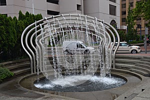 Car Wash Fountain, Image 3 in Portland, Oregon