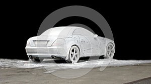 Car wash isolated photo