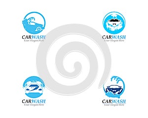 Car Wash logo Business template design