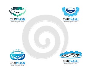 Car Wash logo Business template design