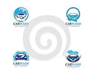 Car Wash logo Business template design