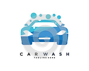 Car wash logo design template