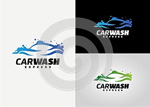 Car Wash Logo Design Template