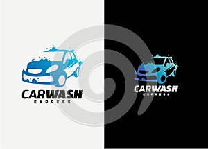 Car Wash Logo Design Template