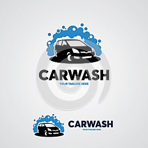 Car Wash Logo Design Template