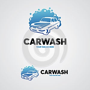 Car Wash Logo Design Template