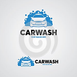 Car Wash Logo Design Template