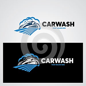 Car Wash Logo Design Template