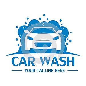 Car wash logo design template