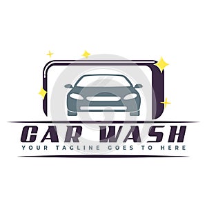 Car wash logo vector inspiration