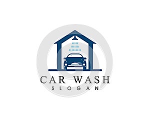 Car wash logo vector template