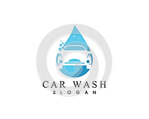 Car wash logo vector template