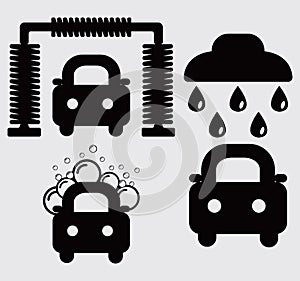 Car wash, portal, active foam