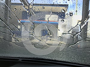 Car-Wash Water Swirl