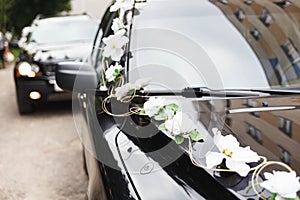 The car in wedding cortege