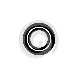 Car tire vector icon