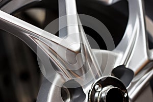 Car wheel photo