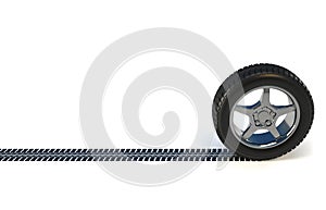 Car wheel tire