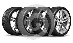 Car wheels set