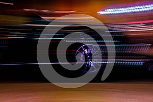 Car wheels on the speed of light