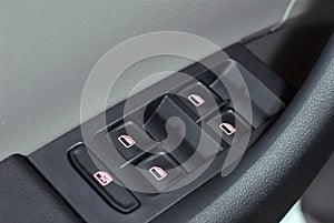 Car window control panel