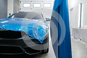 Car wrapping, protective foil or film installation