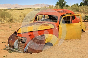 Desert Car wreck