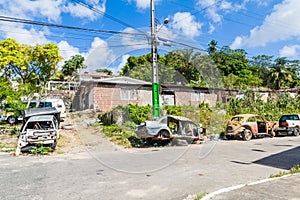 Car wrecks in Joao Pessoa, Braz