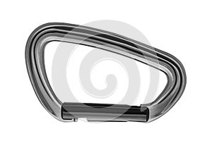 Carabiner isolated on white