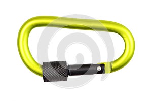 Carabiner on white