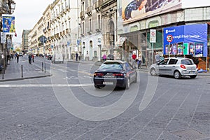 Carabinieri car paroling streets of Catania photo