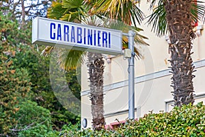 Carabinieri Sign photo