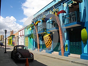 The Carabobo street, a colorful street in Maracaibo Zulia state