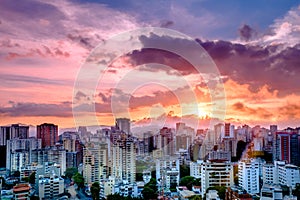 Caracas City during the Sunset photo