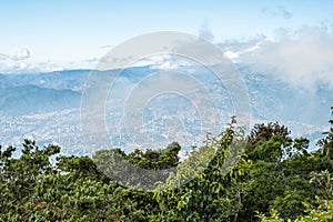 Caracas city view from Galipan at sunrise, Venezuela