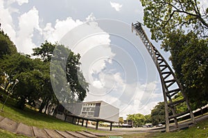 Caracas, Distrito Capital, Venezuela 26-05-2012. Rector`s Square of the UCV, Central University of Venezuela photo