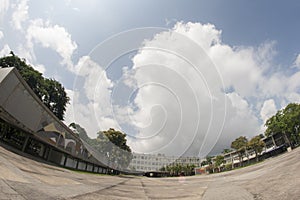 Caracas, Distrito Capital, Venezuela 26-05-2012. Rector`s Square of the UCV, Central University of Venezuela photo