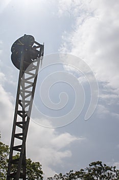 Caracas, Distrito Capital, Venezuela 26-05-2012.UCV clock, Central University of Venezuela photo