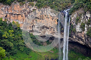 Caracol Falls, or Cascata do Caracol, Canela, Brazil photo