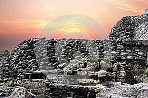 Caracol hieroglyphics