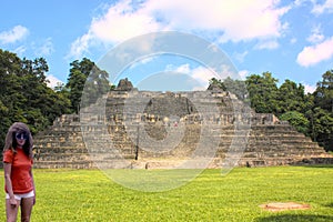 Caracol`s Sky Palace in Belize, Central America;