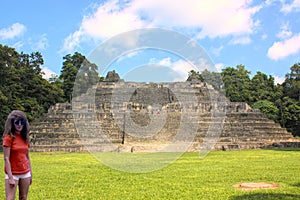 Caracol`s Sky Palace in Belize, Central America; photo
