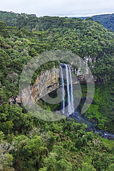 Gramado city, Rio Grande do Sul, Brazil. Caracol Waterfall photo
