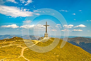 Caraiman Cross in Bucegi mountain