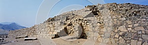 Caral, UNESCO world heritage site and the most ancient city in the Americas. Located in Supe valley, 200km north of Lima, Peru