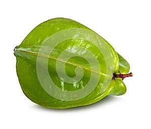 Carambole isolated on white