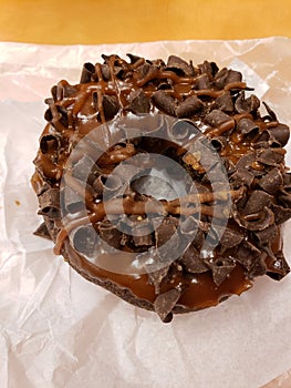 Caramel Chocoholic Donut