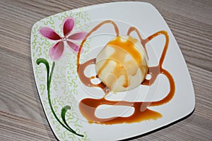 Caramel custard, custard pudding, flan