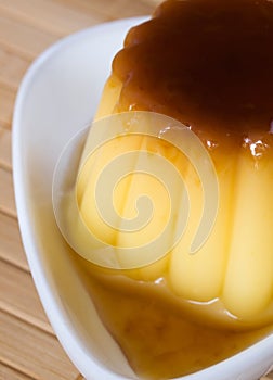 Caramel custard, flan.