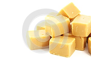 Caramel Fudge Blocks Candy